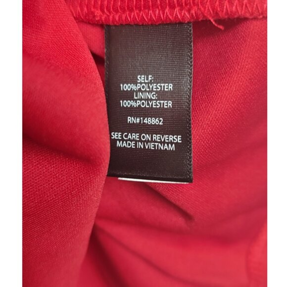 NWT Torrid 1 Red Chiffon Surplice Mini Dress 1X 14 16 - Picture 9 of 12